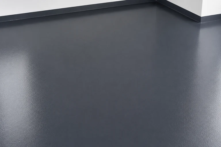 Solid color epoxy garage floor by 1Day Garage Epoxy