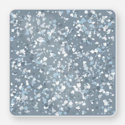 Coastal Fog flake epoxy garage floor swatch