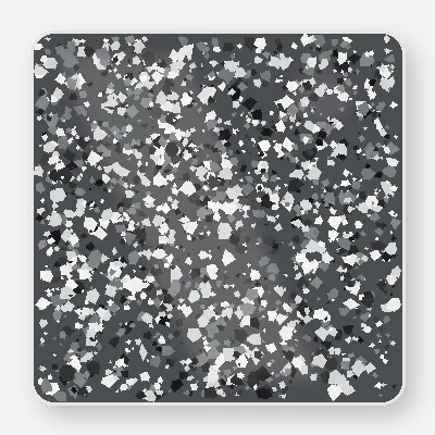 Graphite Storm flake epoxy garage floor swatch
