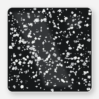 Onyx Speckle flake epoxy garage floor swatch