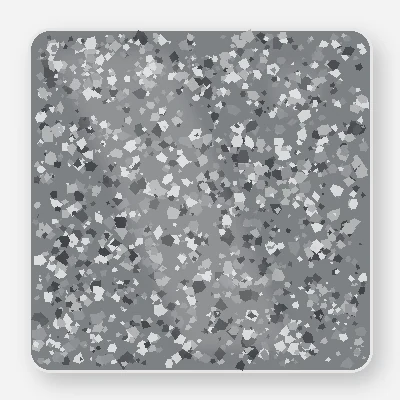 Pewter Mix flake epoxy garage floor swatch